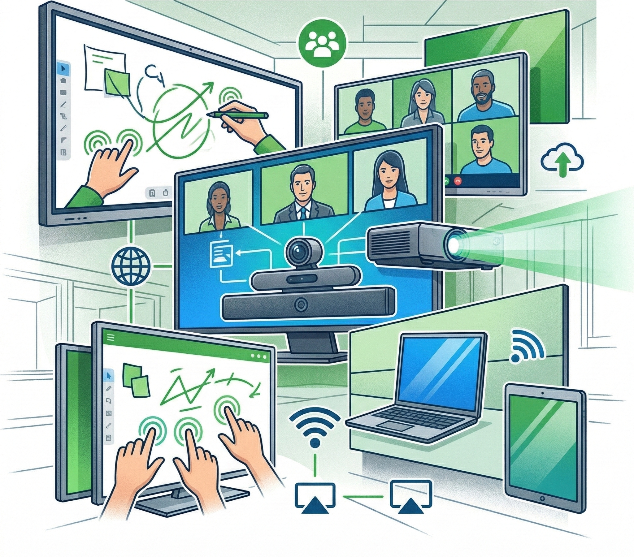 Collaboration et workspace 2E7D32